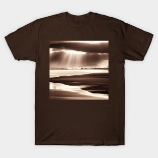 Victorian Coastal landscape Misty Morning Photo T-Shirt